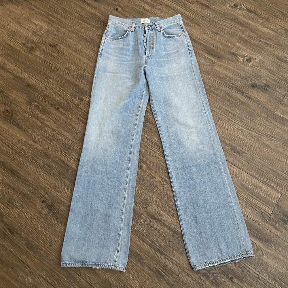 Citizens of Humanity Annina High Waisted Tularosa Light Blue Wash Jean Size 25 - Picture 3 of 11